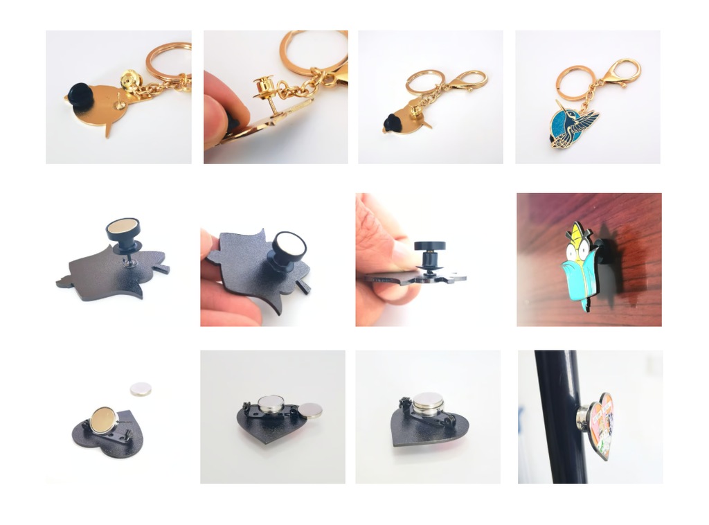 Enamel Pin to Keychain Adapter Installation Guide