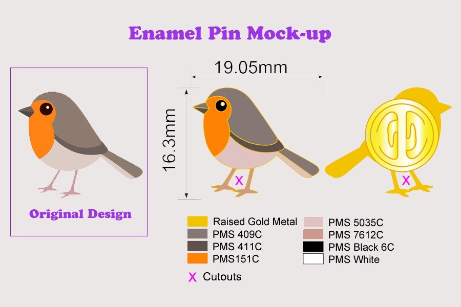 How to Make Your Own Custom Enamel Pin Mockup