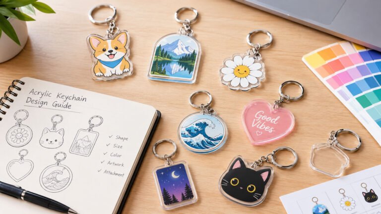 Acrylic keychains design guide, risks, and pro tips by CreatePins