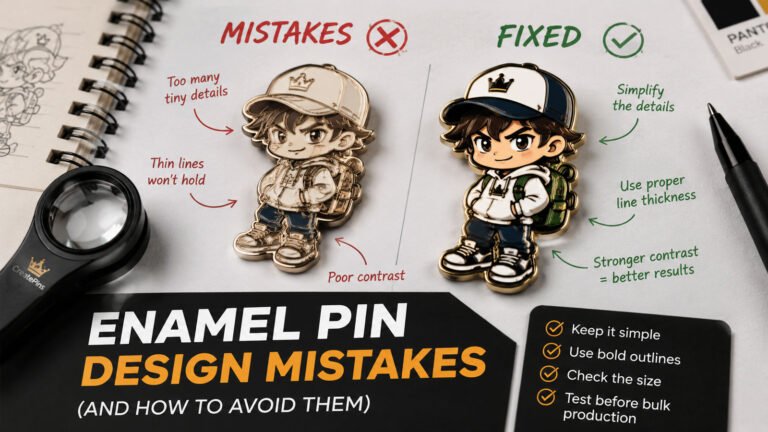 The biggest design mistakes that ruin enamel pins — CreatePins The biggest enamel pin design mistakes that ruin enamel pins — CreatePins