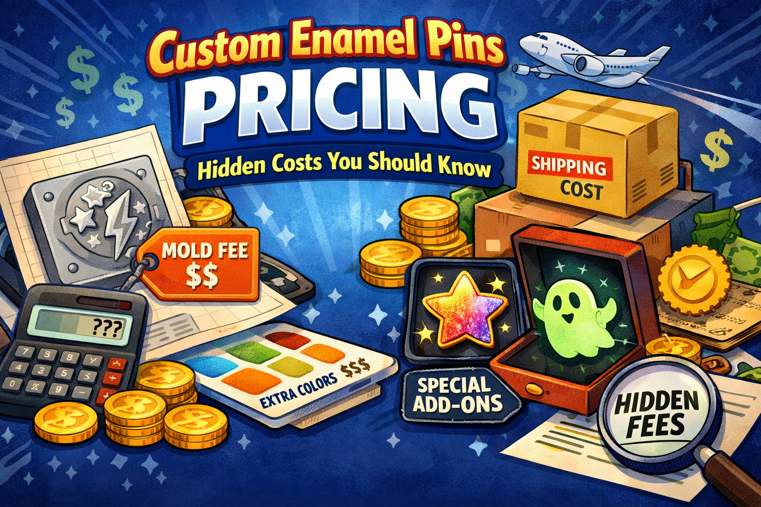 Custom enamel pins pricing and hidden costs guide — CreatePins