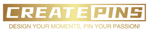 CreatePins Logo Gold version