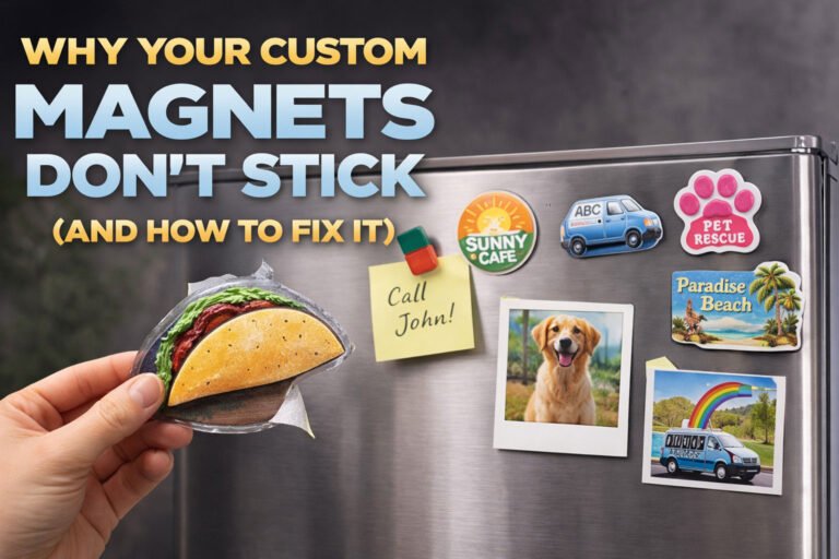 Why your custom magnets don't stick and how to fix it — CreatePins guide