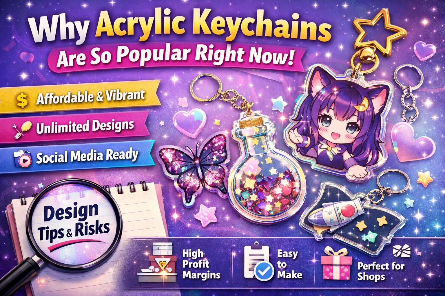 Why acrylic keychains are so popular — design guide, risks, and pro tips by CreatePins