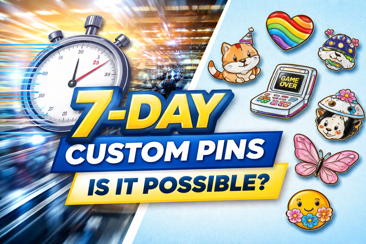 Can you get custom pins in 7 days? Real production timeline explained by CreatePins