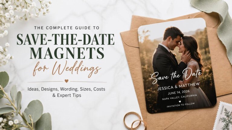 Save-the-date magnets for weddings — complete guide by CreatePins