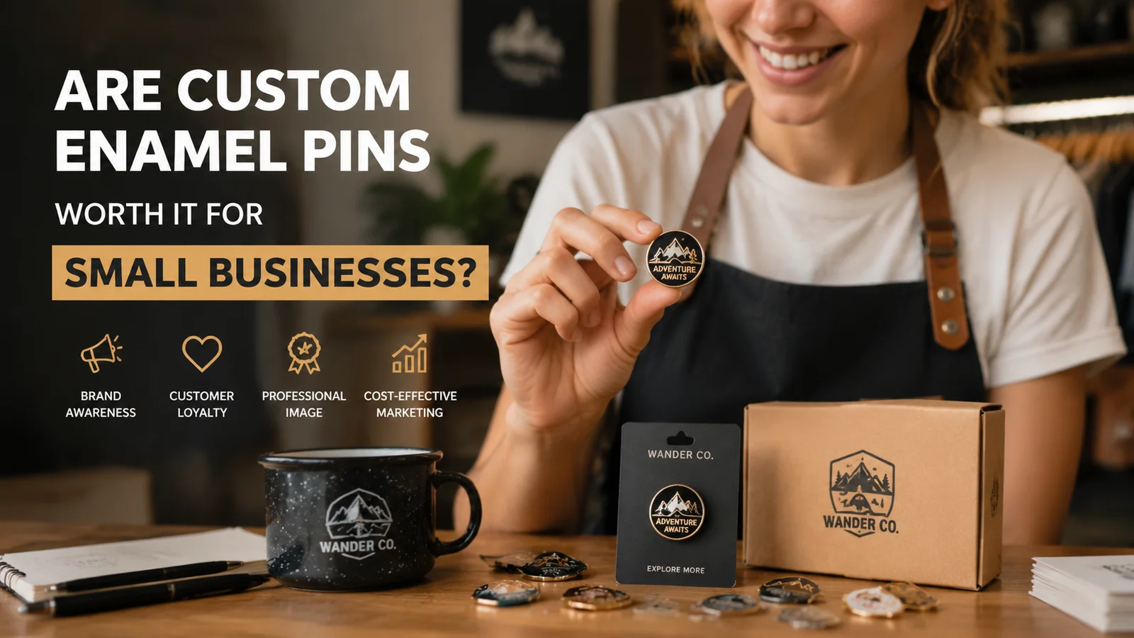 Are custom enamel pins worth it for small business — CreatePins guide