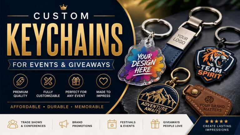 Custom Keychains for Events & Giveaways — A guide by CreatePins