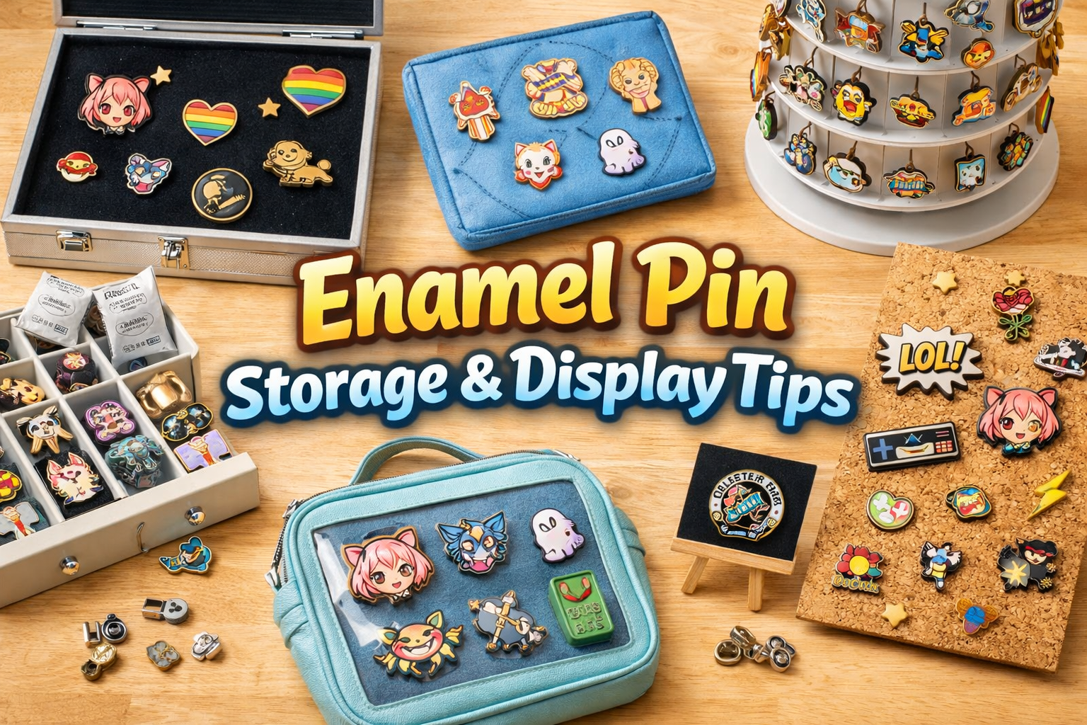 Enamel pin storage and display tips — how to protect and showcase your pin collection