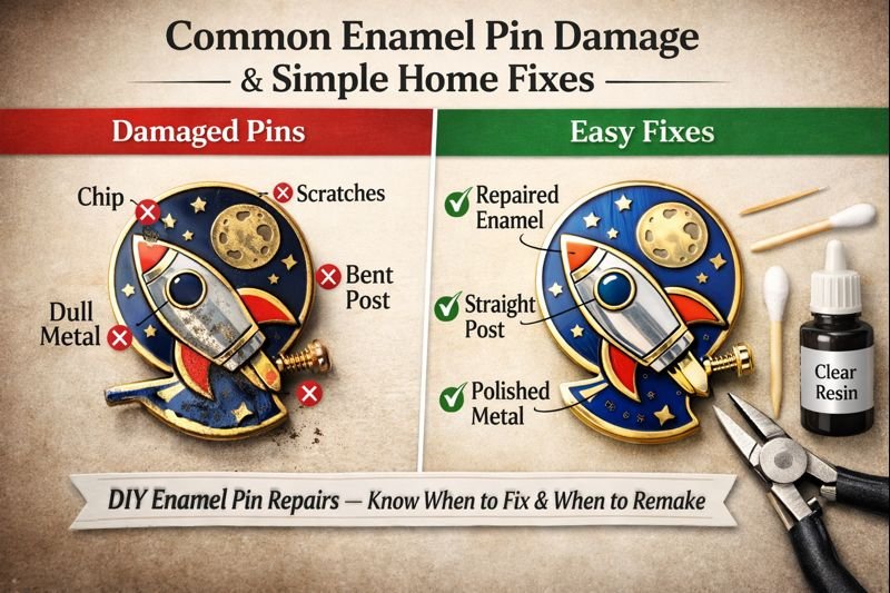 how-to-fix-minor-enamel-pin-damage-at-home-including-scratches-small-chips-bent-pin-posts-and-tarnished-metal