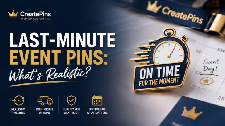 Last-Minute Event Pins — What's Realistic? A guide by CreatePins