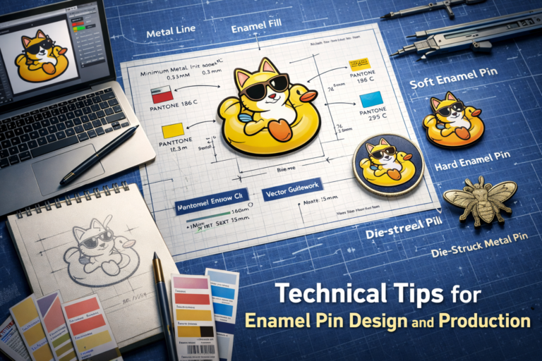 Technical Tips for Enamel Pin Design featured image