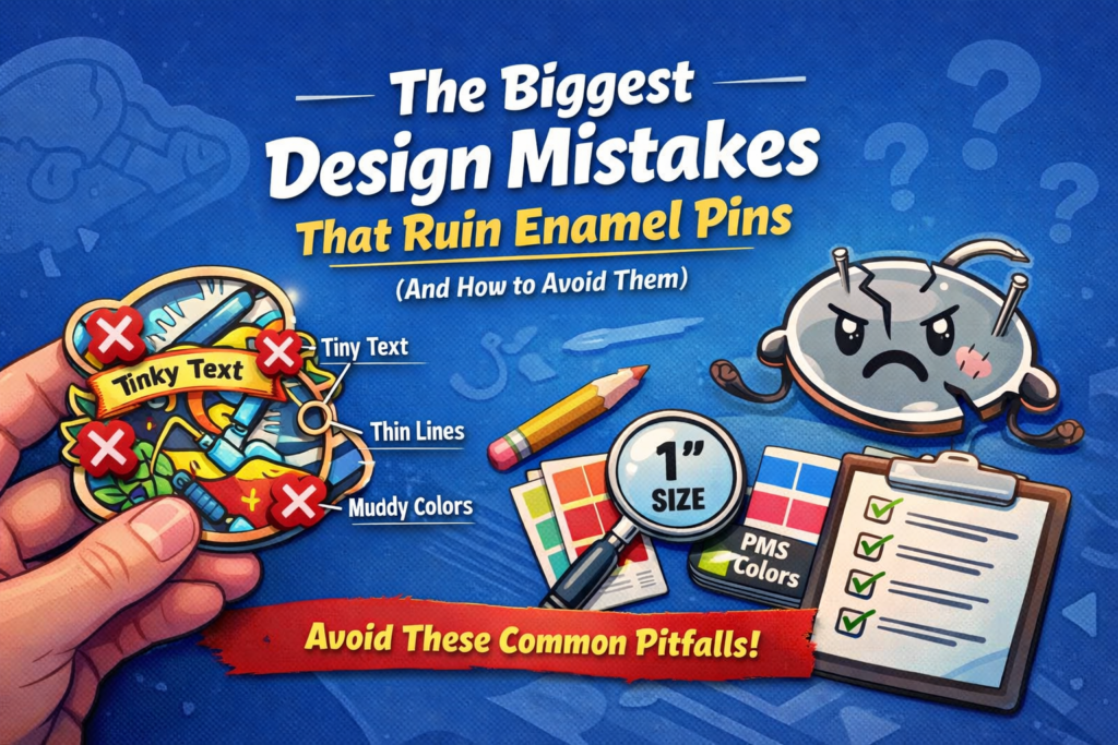 The biggest design mistakes that ruin enamel pins — CreatePins The biggest enamel pin design mistakes that ruin enamel pins — CreatePins