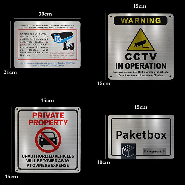 Custom metal signs