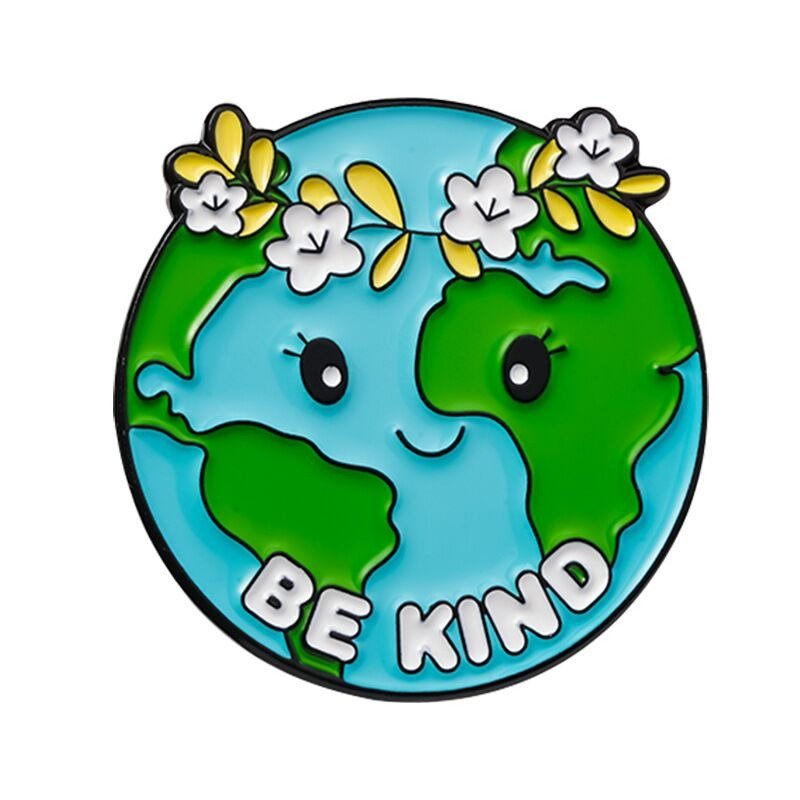 Soft Enamel Pin Example - Textured dimensional surface