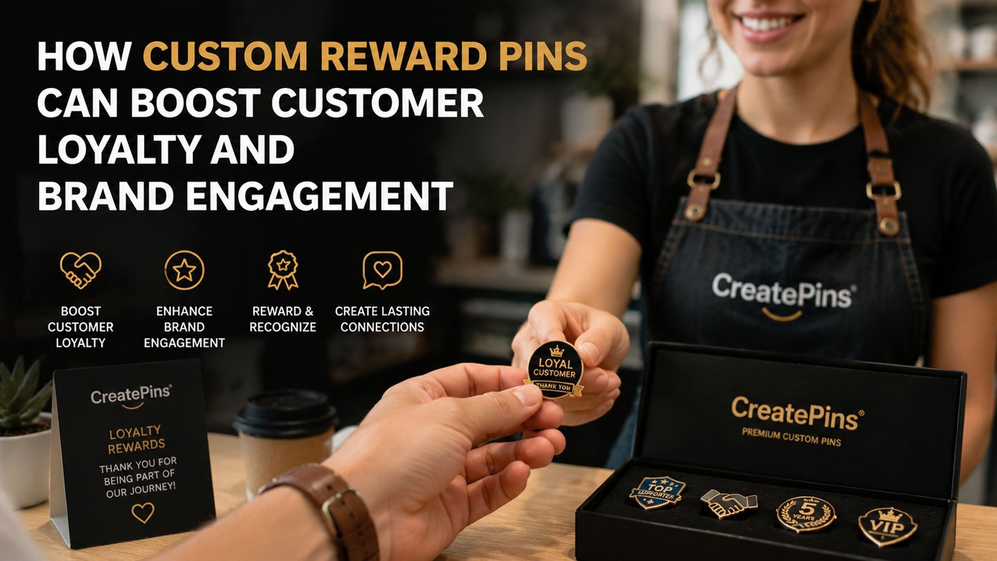 Custom reward pins helping businesses build customer loyalty – CreatePins.com