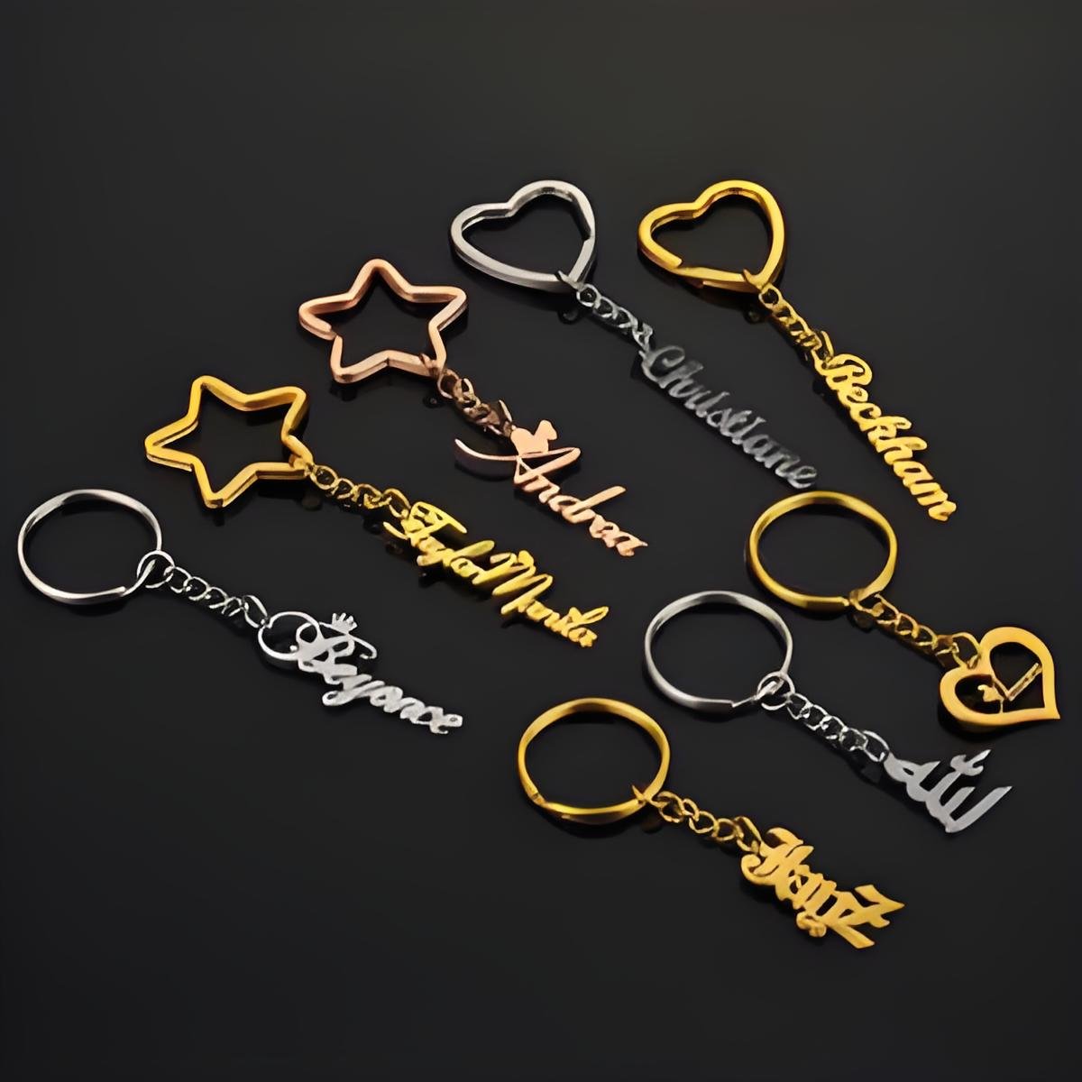 Custom metal keychains with elegant die struck or engraved finishes