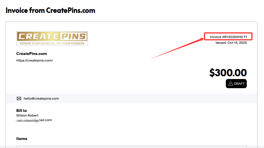 Order ID in the Paypal invoice (Not including #)