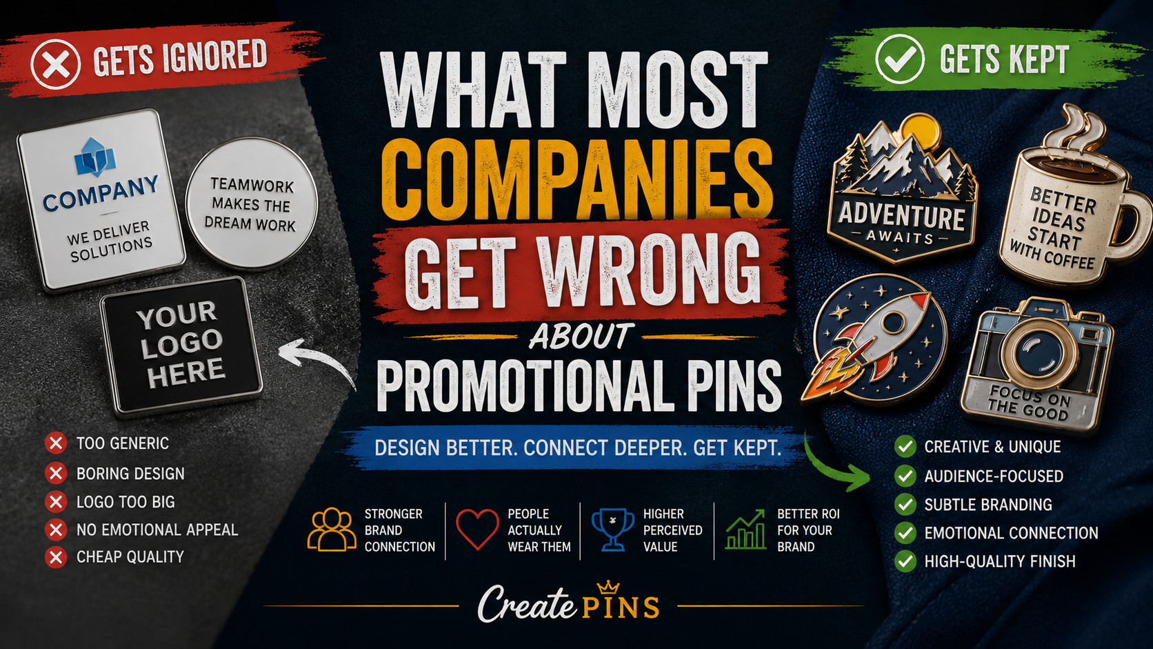 What Most Companies Get Wrong About Promotional Pins — common enamel pin mistakes and how to fix them