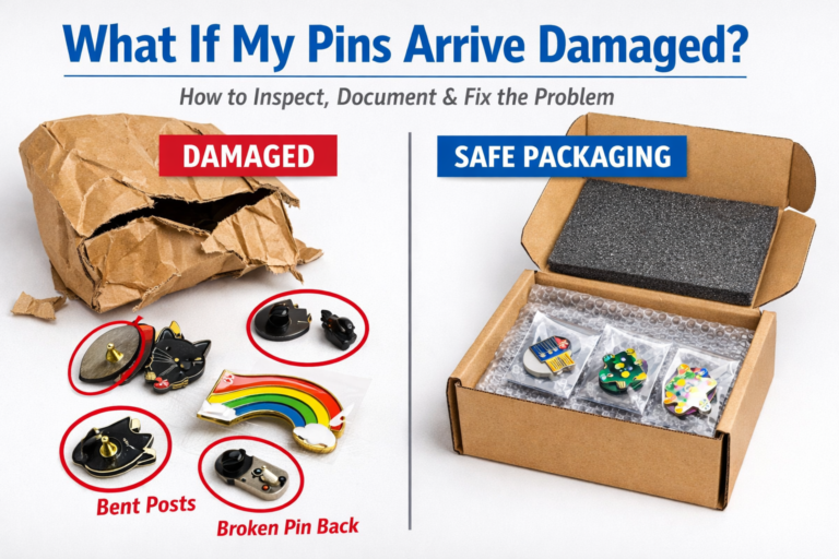 What to Do If Your Custom Enamel Pins Arrive Damaged: A Complete Guide