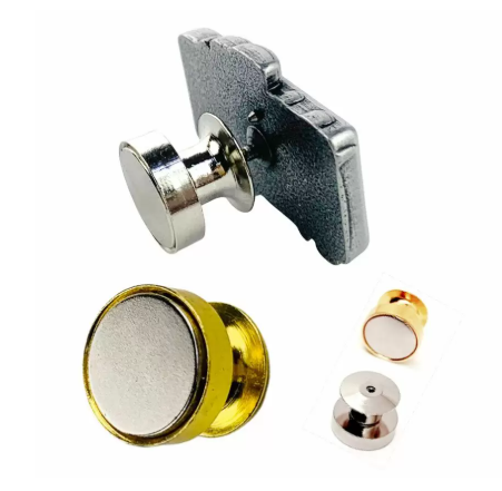 Magnetic pin adapter close-up, showing clip mechanism