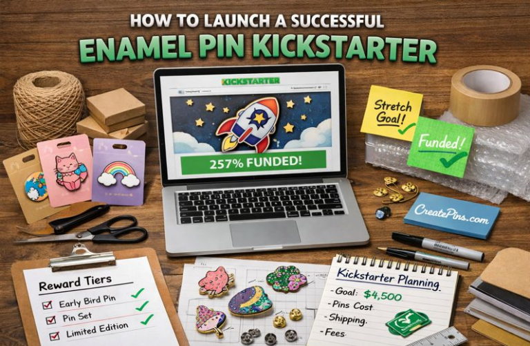How to launch a successful enamel pin campaign – CreatePins.com guide