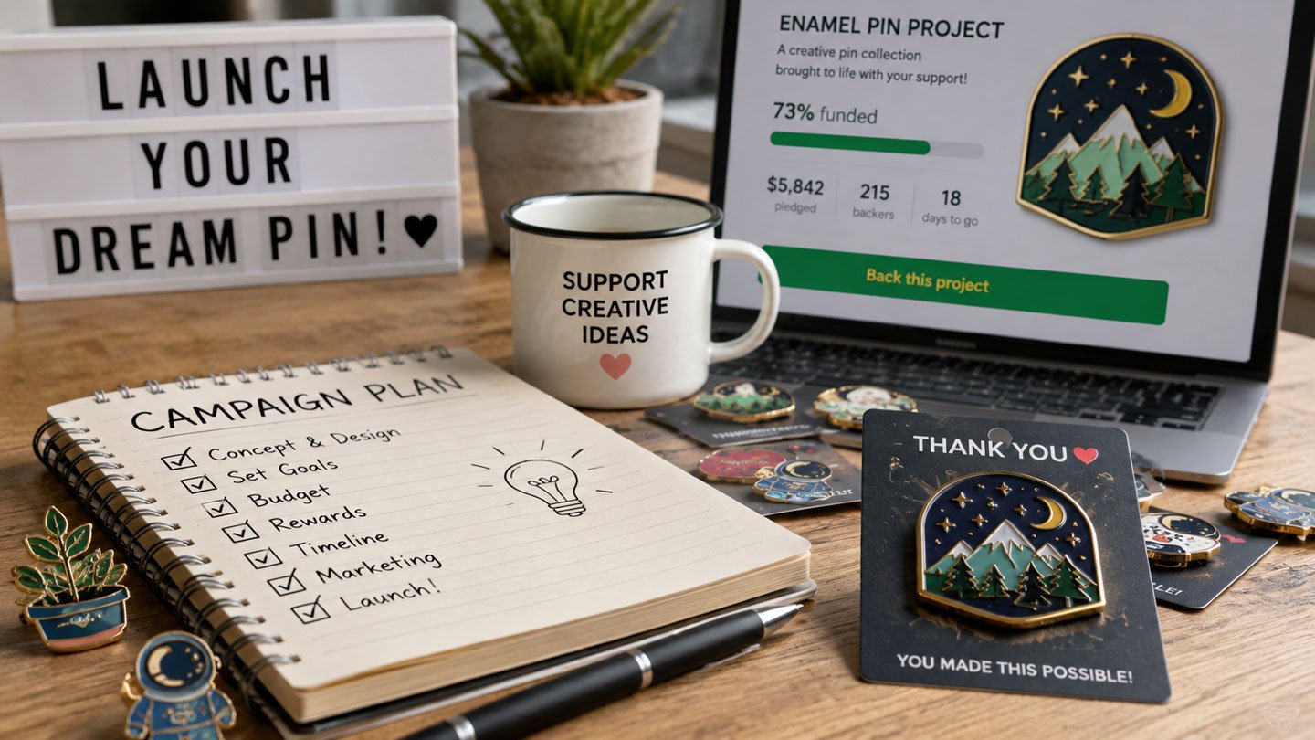 How to plan a successful enamel pin crowdfunding campaign on Kickstarter