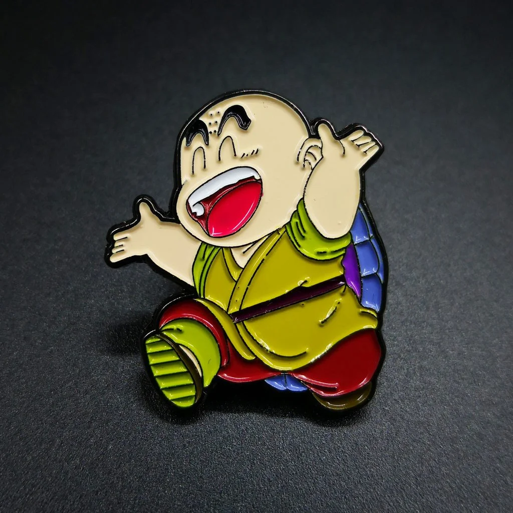 DBZ Super Saiyan Blue Vegeta Goku Young Krillin Enamel Pin