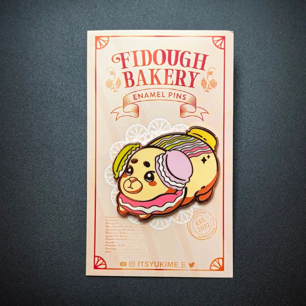 Fidough Bakery Enamel Pin