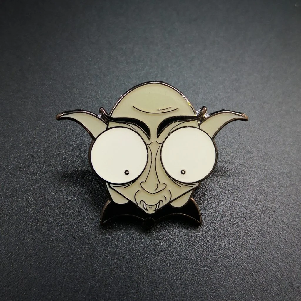 CreatePins Epoxy Domed Monster Pin