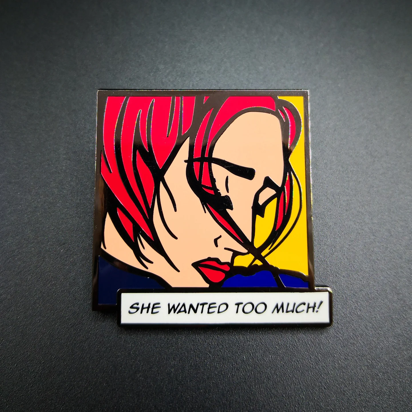 Roy Lichtenstein Hard Enamel Pin