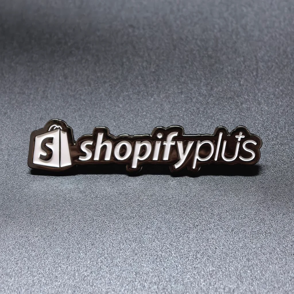 Shopify logo pin made by createpins